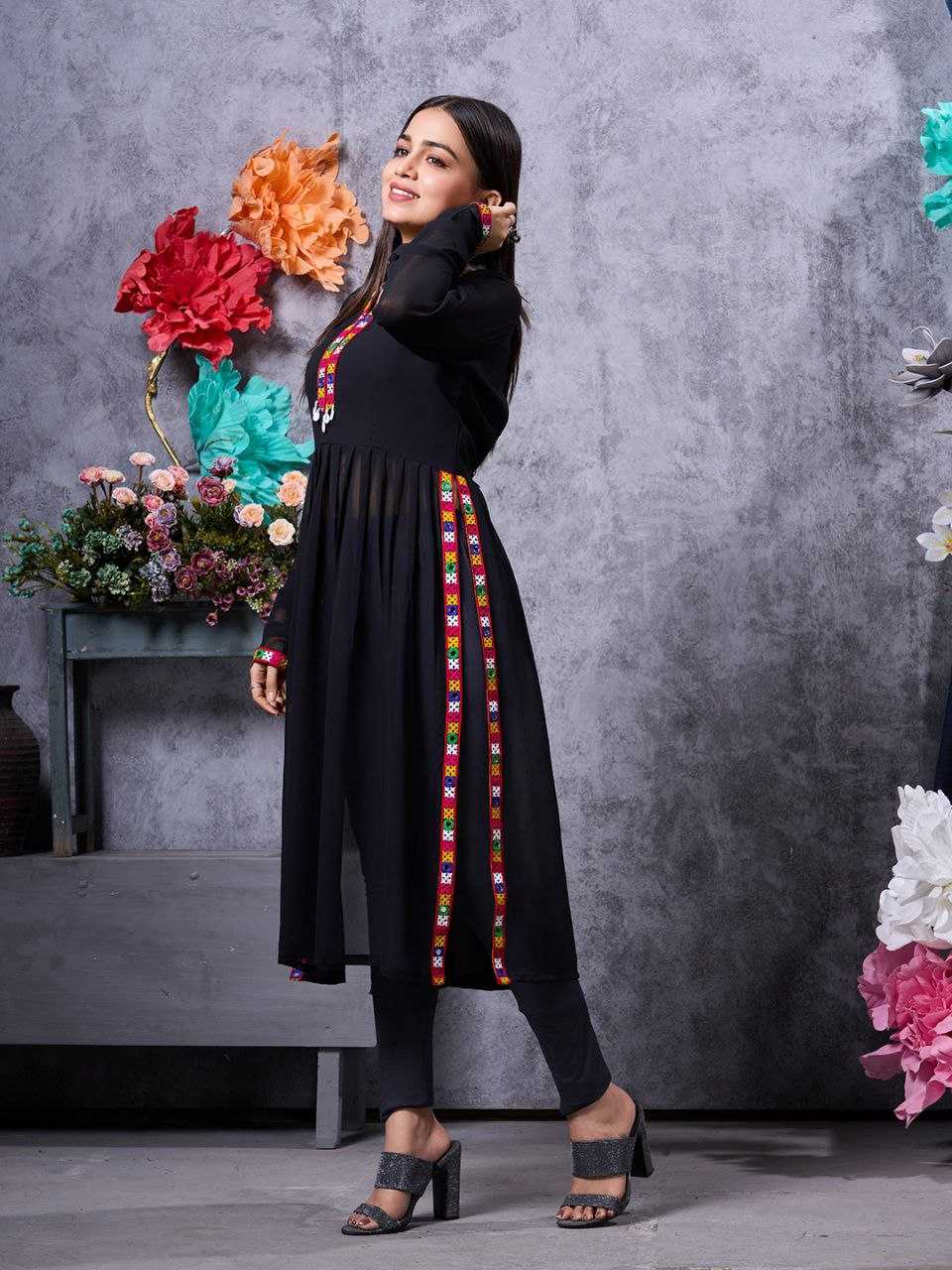 YNF FAUX GEORGETTE MVC 1026 KURTIS WHOLESALE FESTIVE WORKWEAR KURTIS MANUFACTURER
